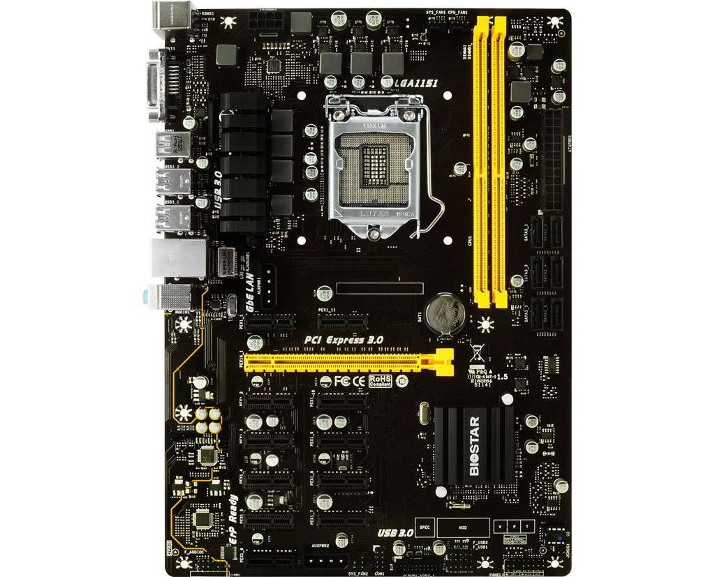 

Материнская плата Biostar TB250 BTC PRO (S-1151 B250)