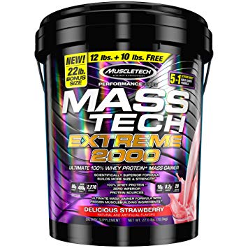 

Гейнер MuscleTech Mass Tech Extreme 2000 10000 грамм Клубника (104377-2)