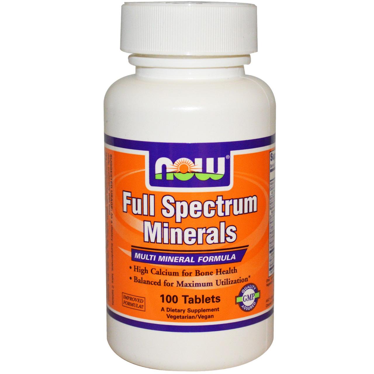 

Препарат для повышения работоспособности NOW Foods Full Spectrum Minerals 120 капсул (104585)