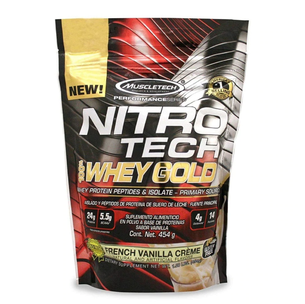 

Протеин MuscleTech Nitro Tech Whey Gold 454 грамм Ваниль (104664-3)