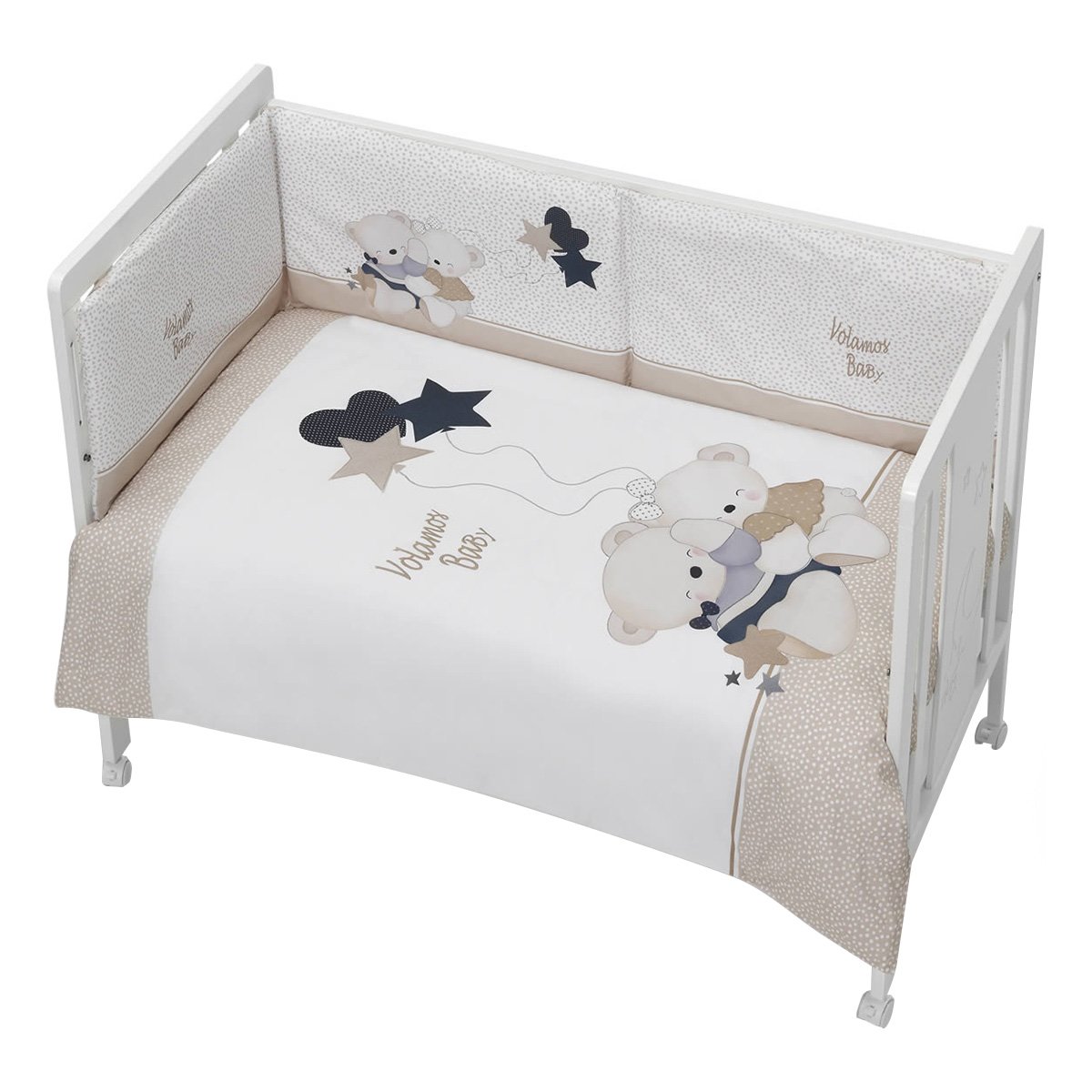 

Комплект постельного белья 6 элементов Interbaby Amoroso бежевый (U0065-05)