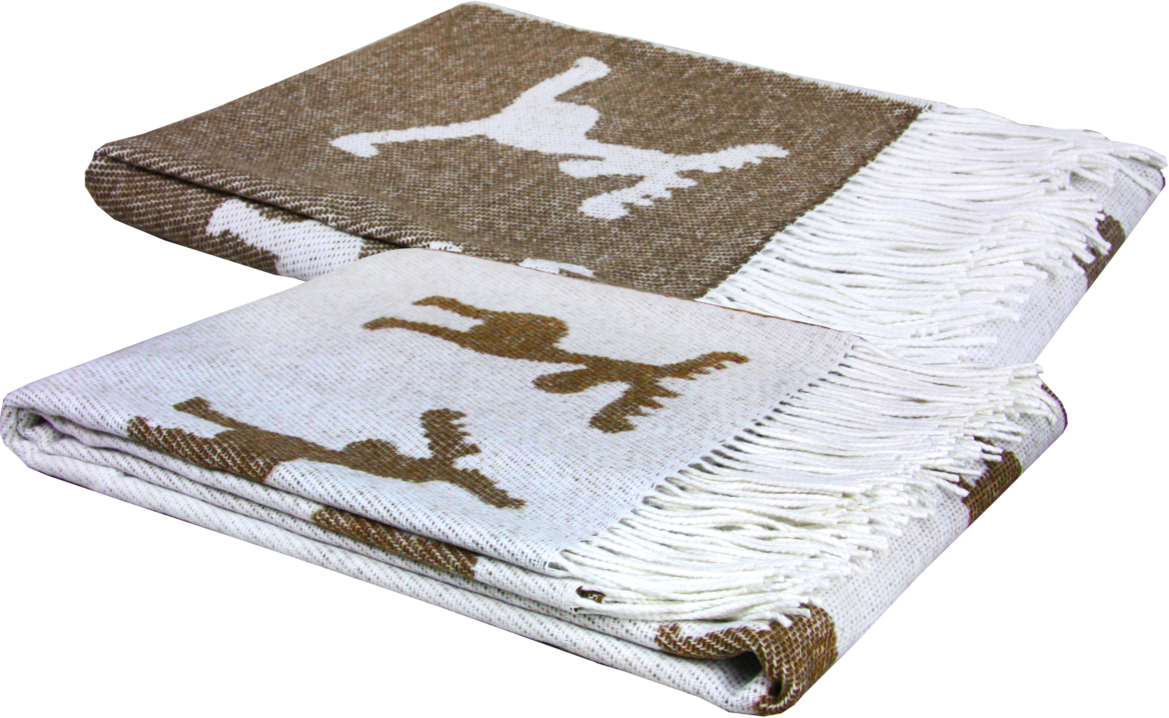 

Плед LightHouse Funny Moose 140х200 Коричневый