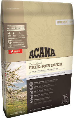 

Сухой гипоаллергенный корм ACANA Free-Run Duck для собак всех пород с уткой, 340 г