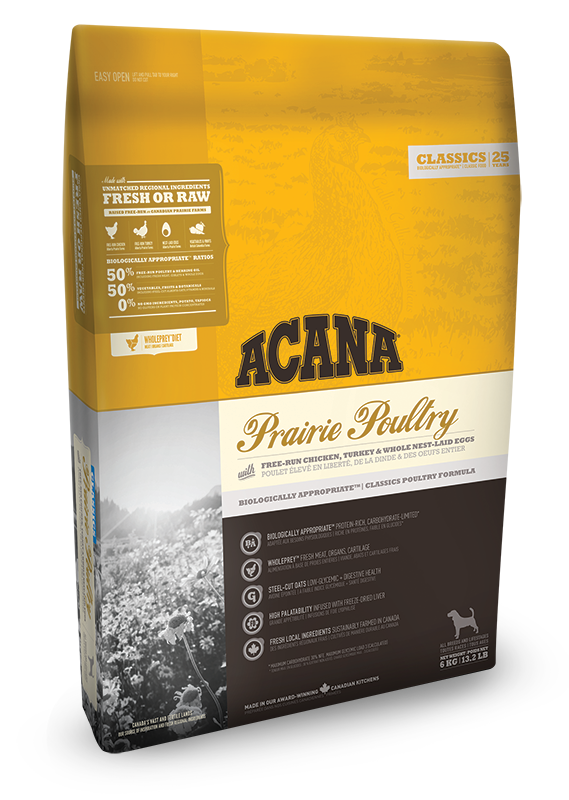 

Сухой корм ACANA Prairie Poultry для собак всех пород, 11.4 кг