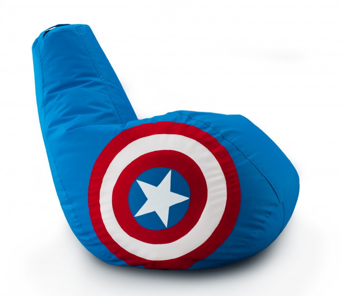 

Кресло мешок груша Beans Bag Капитан Америка 85*105 см