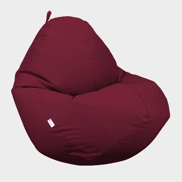 

Кресло мешок Овал Beans Bag Оксфорд Стронг 90*130 см Цвет Бордо