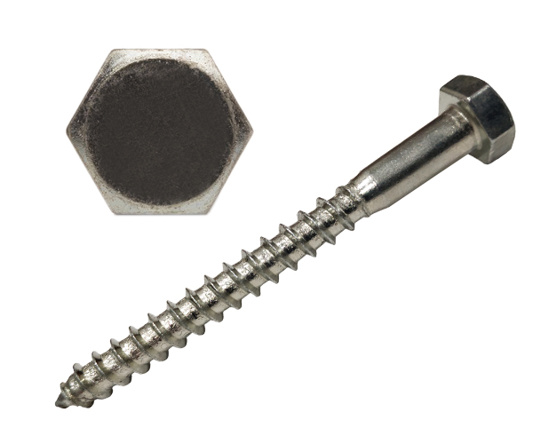 

Винт для дерева (острый) MAXPRO цинк с шестигранной головкой 12,0х120 20 шт (206-12120)