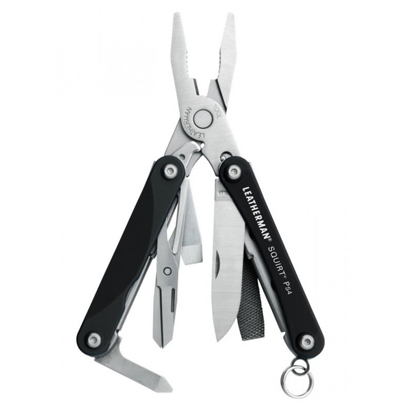 

Многофункциональный инструмент, мультитул Leatherman Squirt PS4, черный 831233