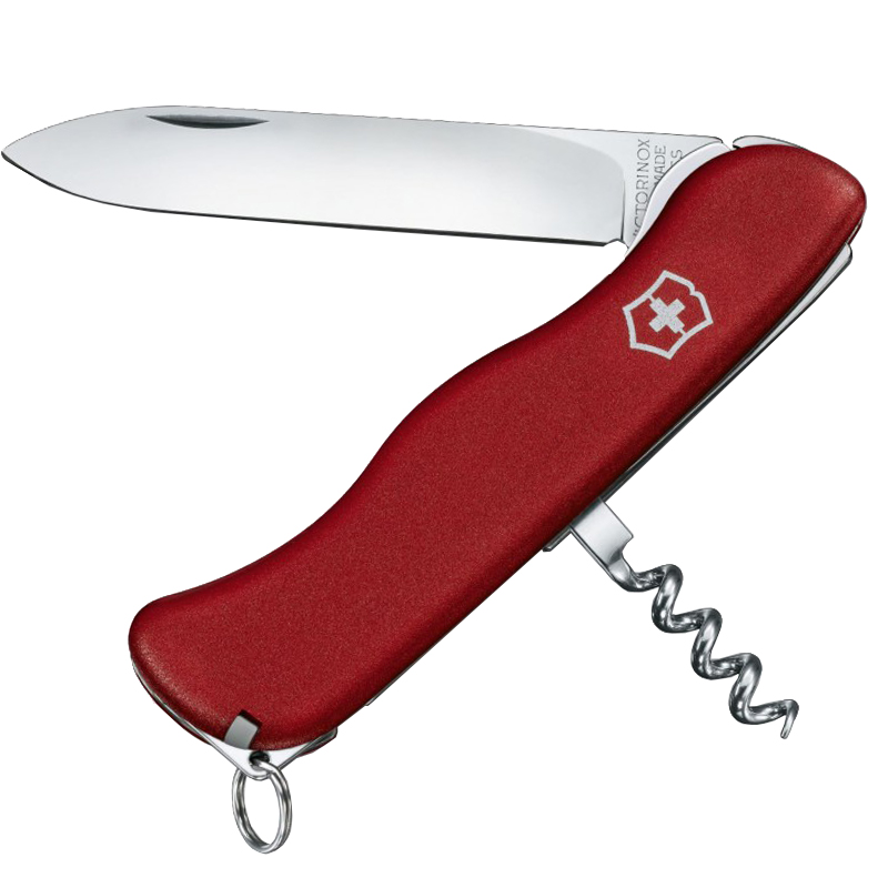 

Нож складной, мультитул Victorinox Alpineer (111мм, 5 функций), красный 0.8323