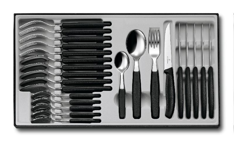 

Набор кухонный Victorinox Swissclassic Table Set (6 Ножей 11См Волн.,6 Вилок,6 Ложек,6 Ложек) (Vx67233.24)