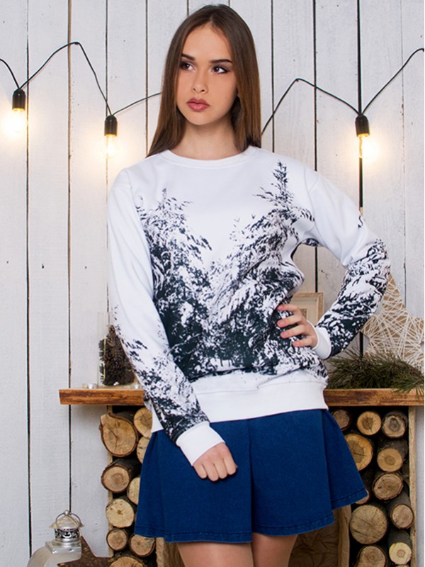 

Свитшот Зимний лес - Vilno -  - 9243, Свитшот Зимний лес - Vilno - S - 9243