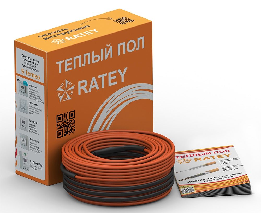 

Ratey двужильный нагревательный кабель RD2 200 Вт. (11 м)