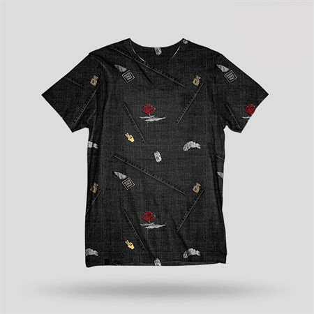 

Футболка John Frank  JFTD24-RIPPED BLACK, Футболка John Frank XL JFTD24-RIPPED BLACK XL