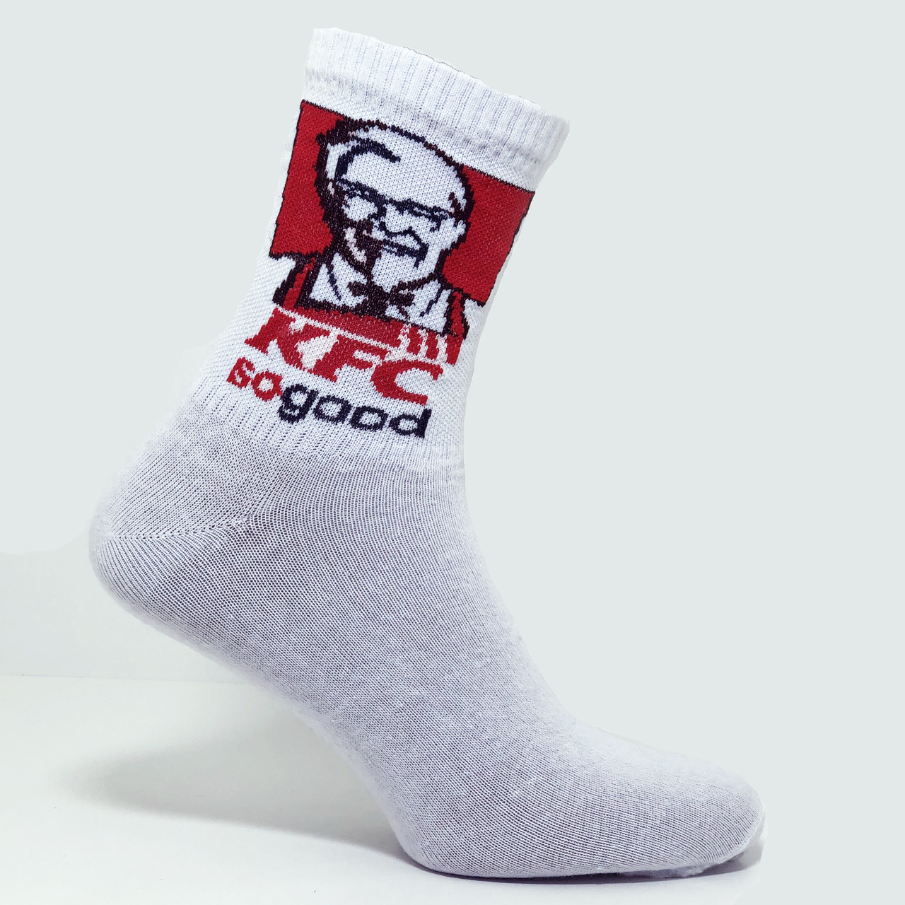 

Носки мужские белые с принтом "KFC" LOMM - (1295, Носки мужские белые с принтом "KFC" LOMM 41-43 (1295)