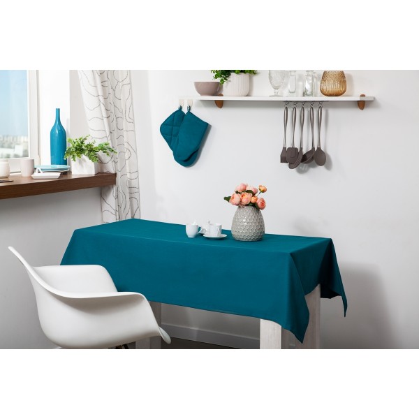 

Скатерть водоотталкивающая SoundSleep Geneva бирюзовая 140х180 cм