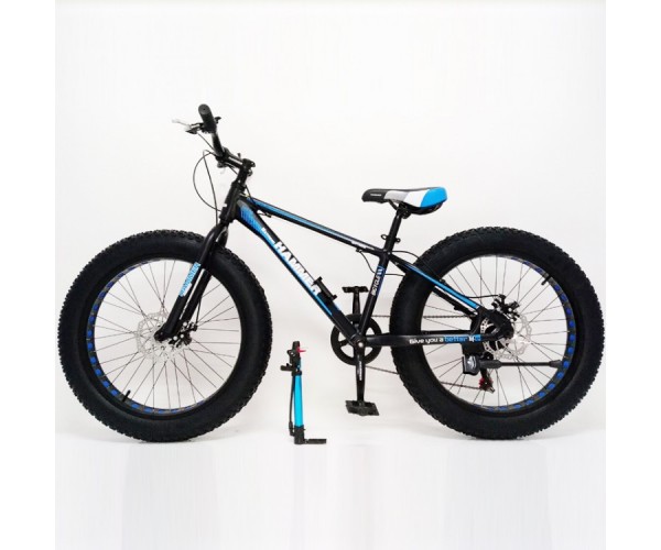 

Велосипед Sigma S800 HAMMER EXTRIME Фэт байк (Fat Bike) 24", Черно-синий