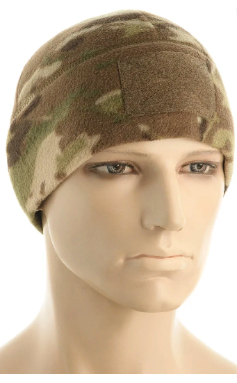 

Шапка зимняя тактическая Watch Cap флис (260г/м2) мультикам с липучкой (40558008-M)