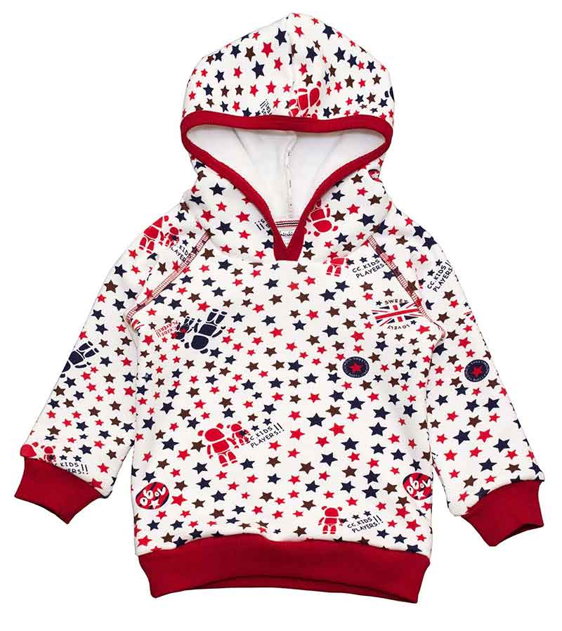 

Толстовка Звезды Interkids 6 лет 116см Красный 3445