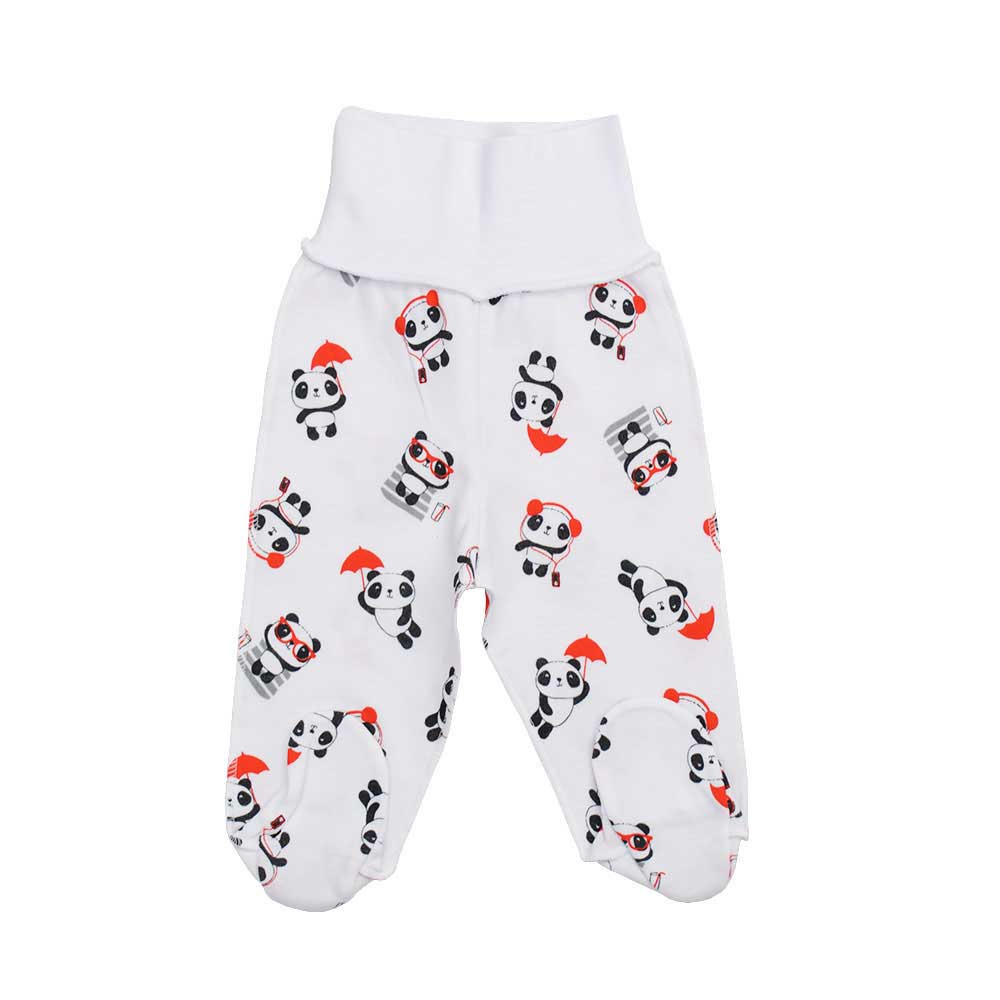 

Ползунки Interkids Панда 56 см Бело-красные с черным (3898)