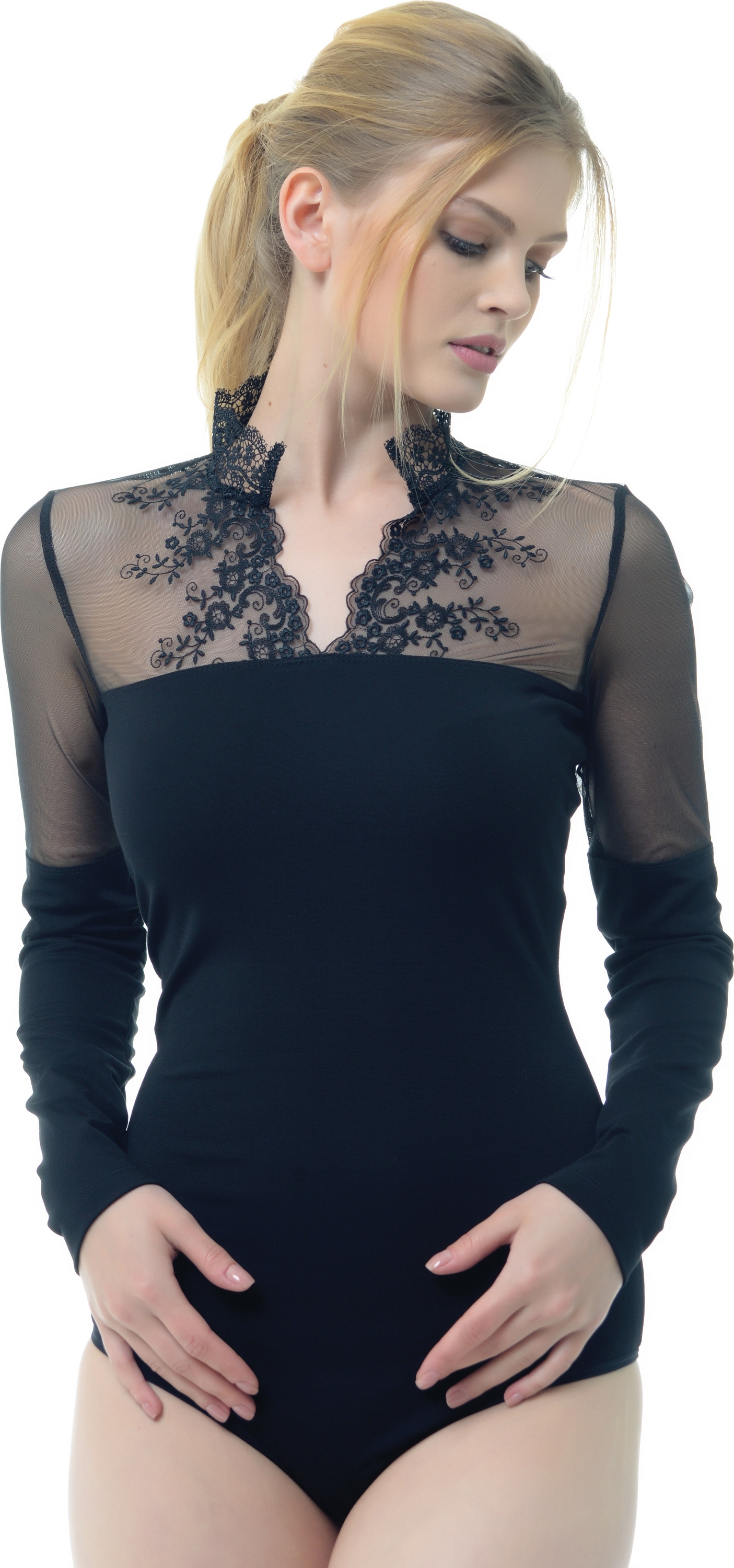

Боди-блузка AREFEVA A5211 M (46) Black