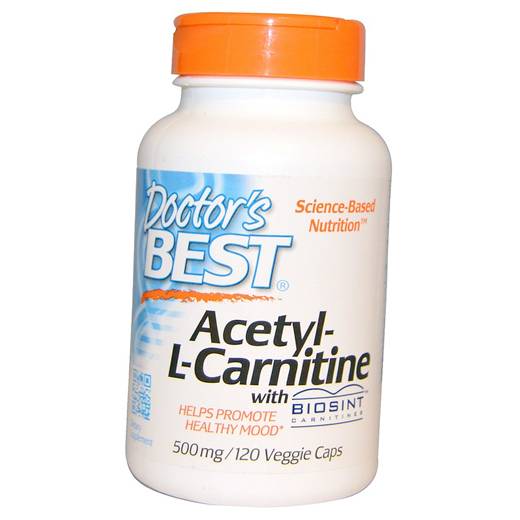 

Acetyl-L-Carnitine 500 Doctor's Best 120вегкапс (02327002)