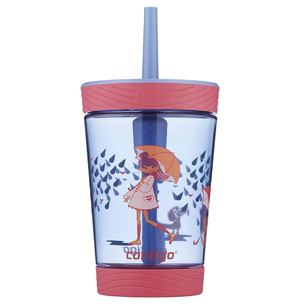 

Детский стакан с соломкой Contigo Spill Proof Tumbler 0.42 л (Дождь)