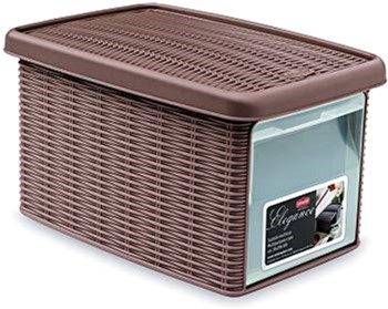 

Емкость для хранения Stefanplast Elegance 39х29х21 см 15 л Коричневая