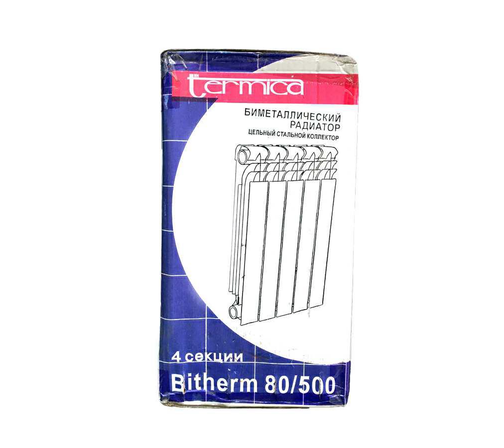 

Радиатор Bitherm 80*500 (10 секций в пачке) Китай (32603)