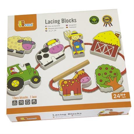 

Шнуровка Viga Toys "Ферма" (59548)