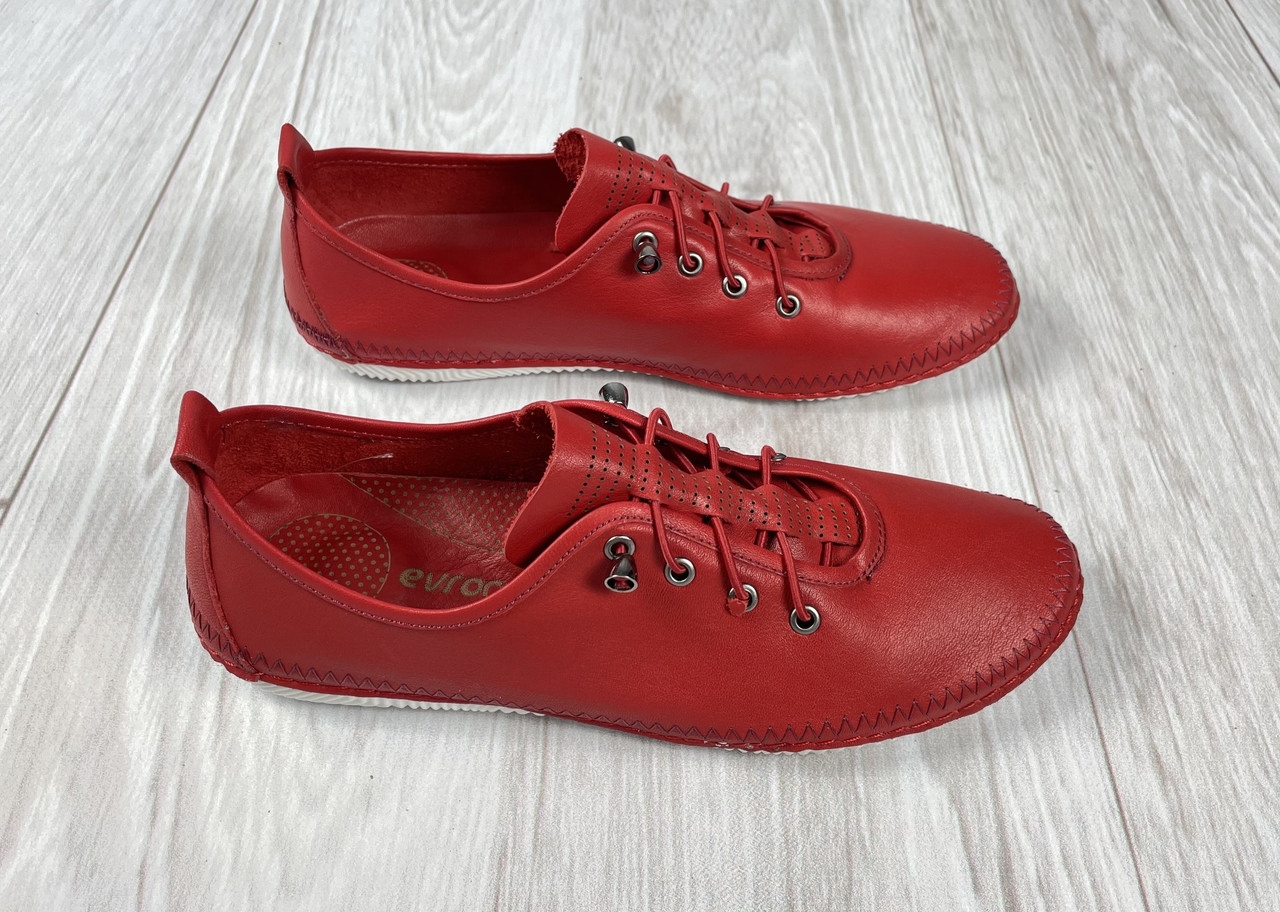 

Мокасины Evromoda Ev425-654 kirmizi 39(р) красные