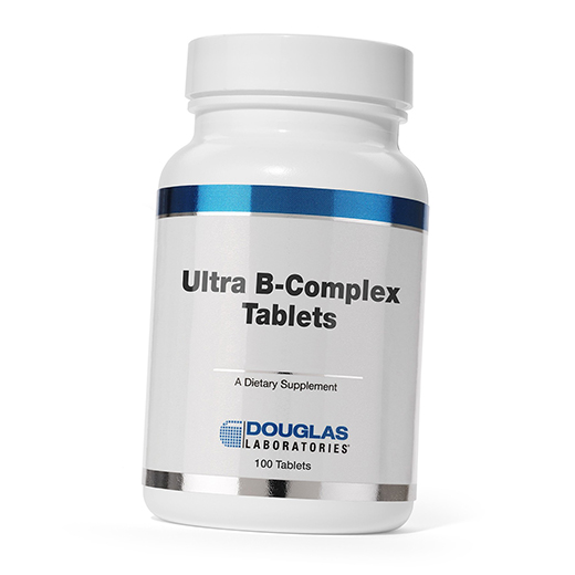

Витамины группы В, Ultra B-Complex, Douglas Laboratories 100таб (36414002)