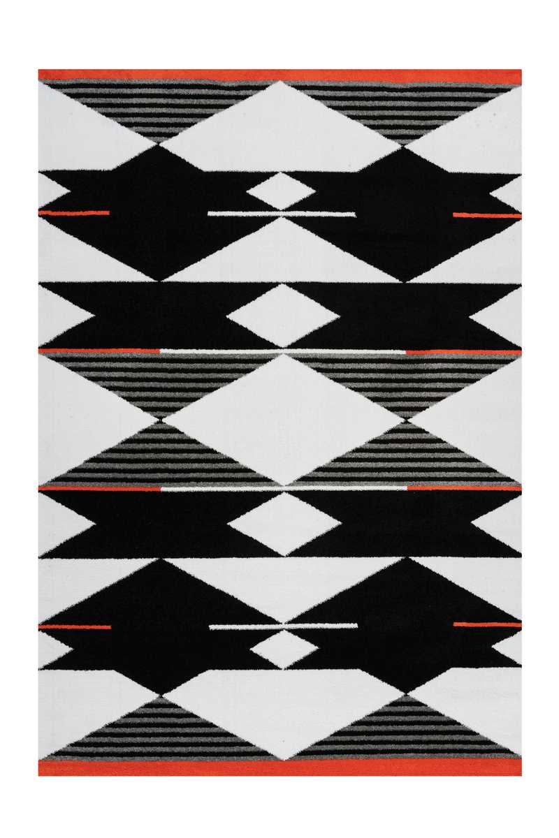 

Ковер Arhome Broadway 500 Black/White/Red 160х230 YVJJF-160-230-E
