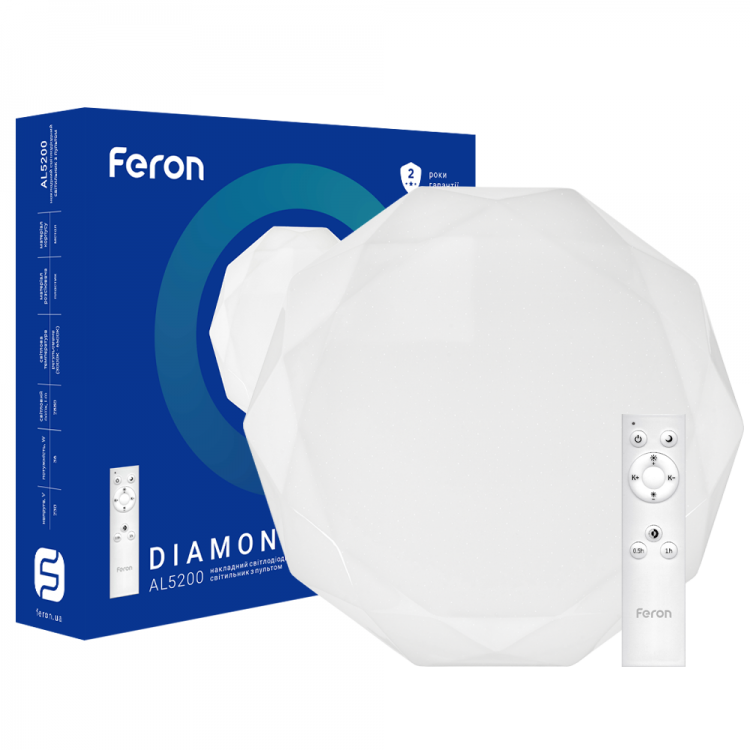 

Светодиодный светильник Feron AL5200 DIAMOND 36W