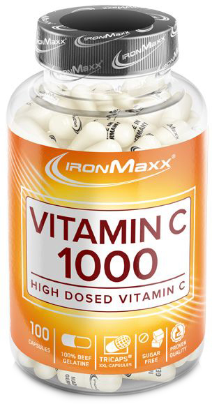 

Витамины IronMaxx Vitamin C 1000 100 капсул (4260196295710)