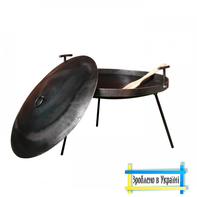 

Мангал сковорода 60 см SHOP PAN из диска бороны + крышка