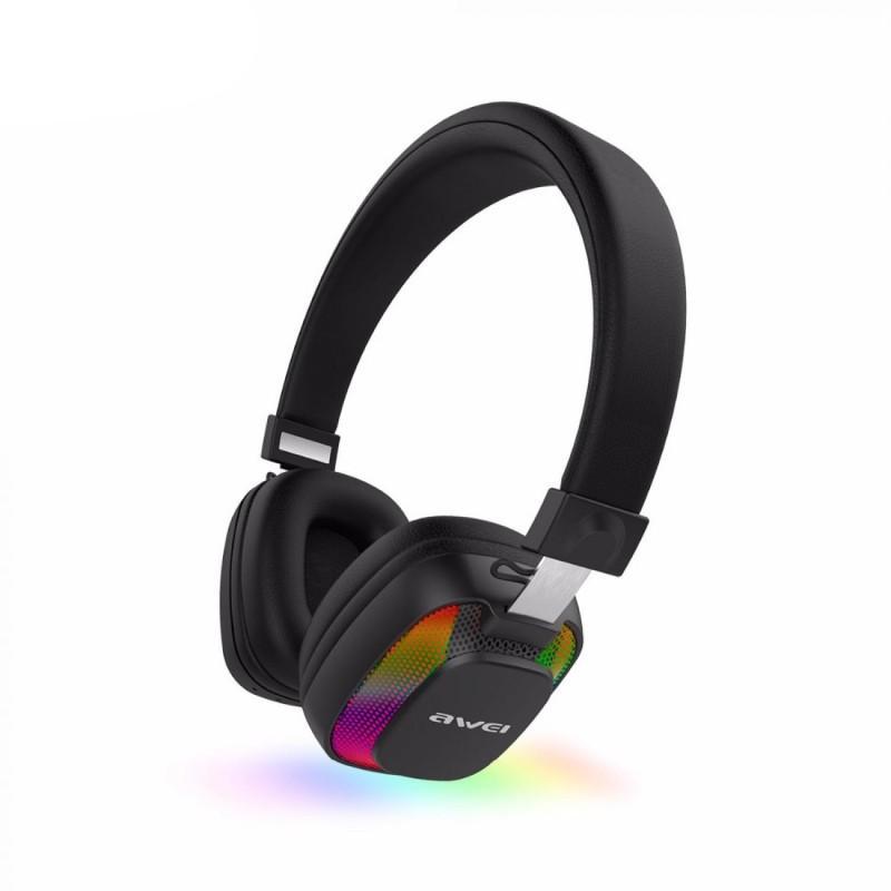 

Наушники беспроводные Awei A760BL с подсветкой Original Black