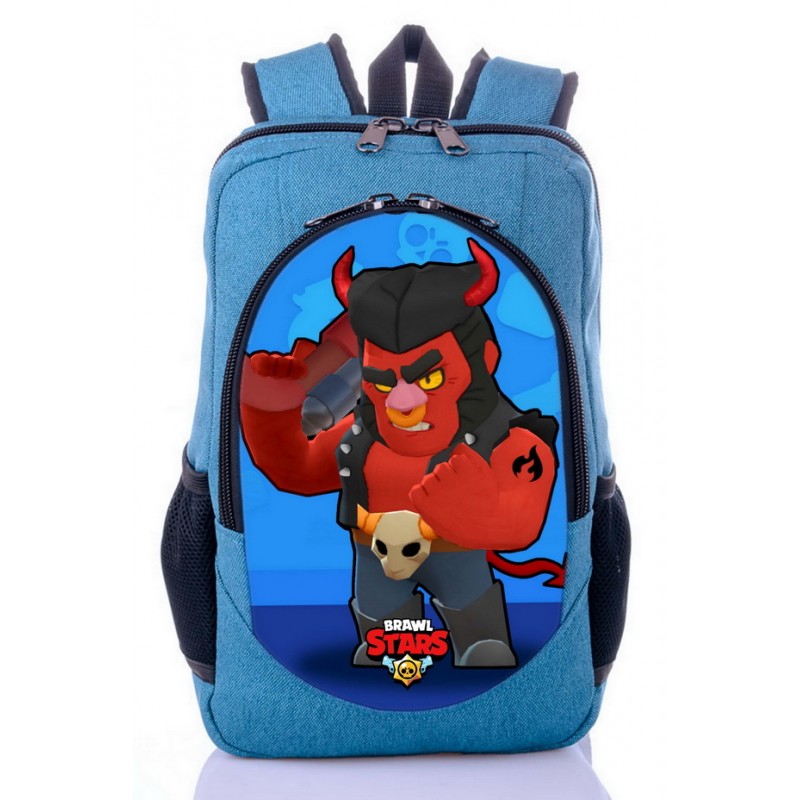 

Рюкзак с принтом Бравл Старс бирюза (brst - 006)