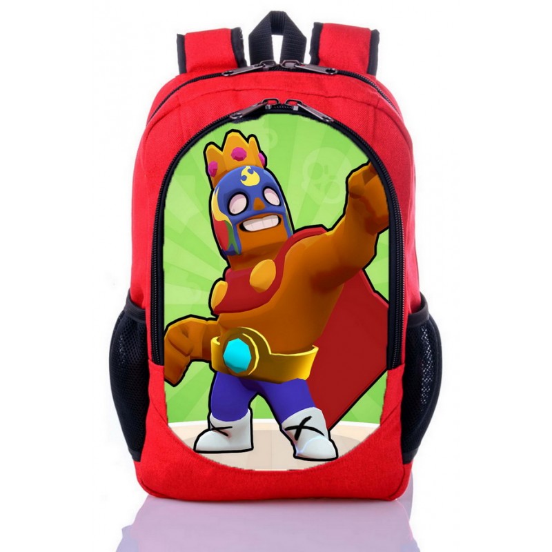 

Рюкзак с принтом Бравл Старс красный (brst - 021)