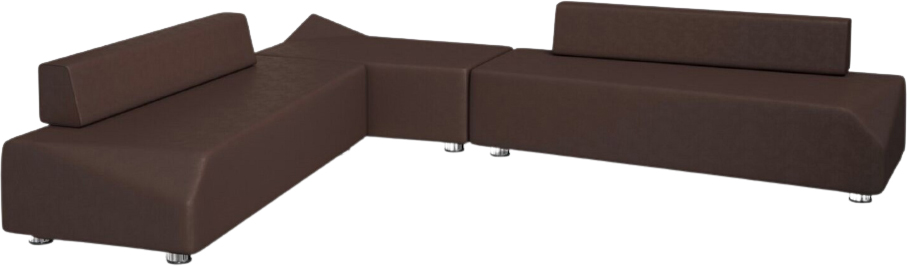

Диван Kulik System BEVEL Каштановый