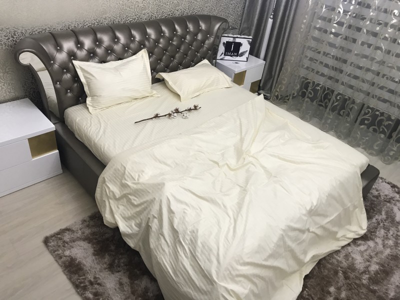 

Комплект постельного белья IMAH Страйп Сатин 100% Хлопок King Size 201