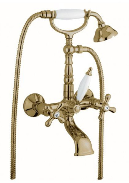 

Смеситель для ванны Emmevi Deco Old BR12611 высокий с/акс (бронза)