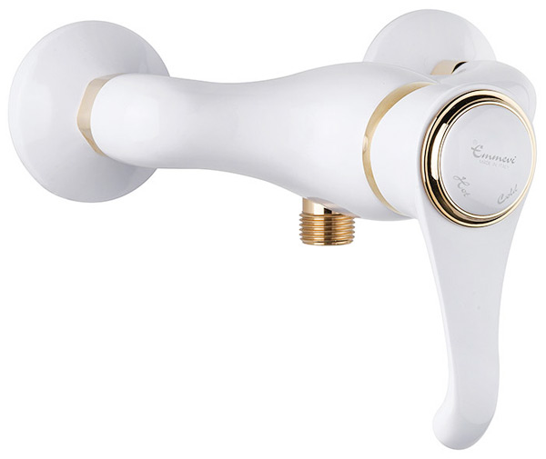 

Смеситель для душа Emmevi Tiffany BO6002 (белый-золото)