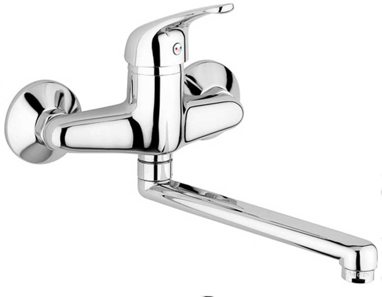 

Смеситель для кухни Emmevi Winny CR95005 настенный L220 (хром)