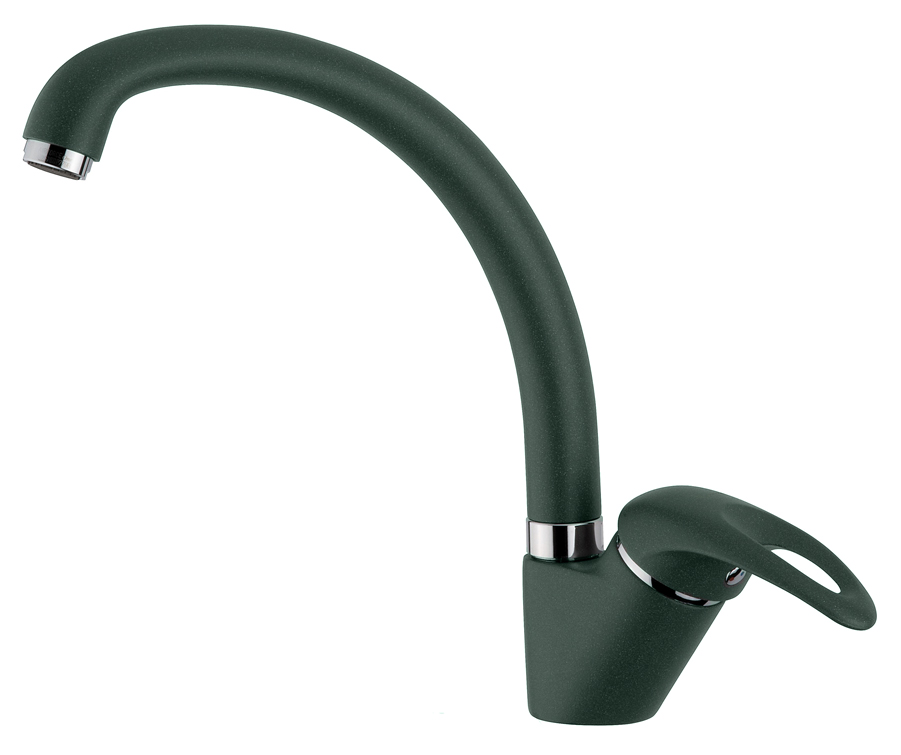 

Смеситель для кухни Emmevi Luxor VERMAR7087 (тёмнозелёный)