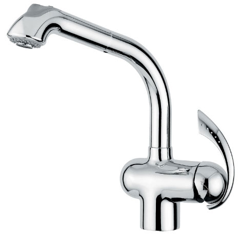 

Смеситель для кухни Emmevi Dacota CR73066 с душем (хром)