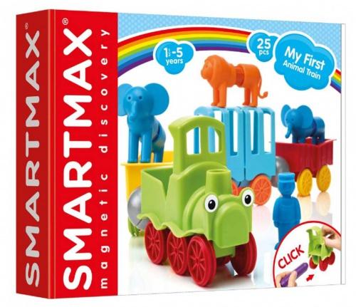 

Набор для конструирования Мой первый поезд с животными, SmartMax