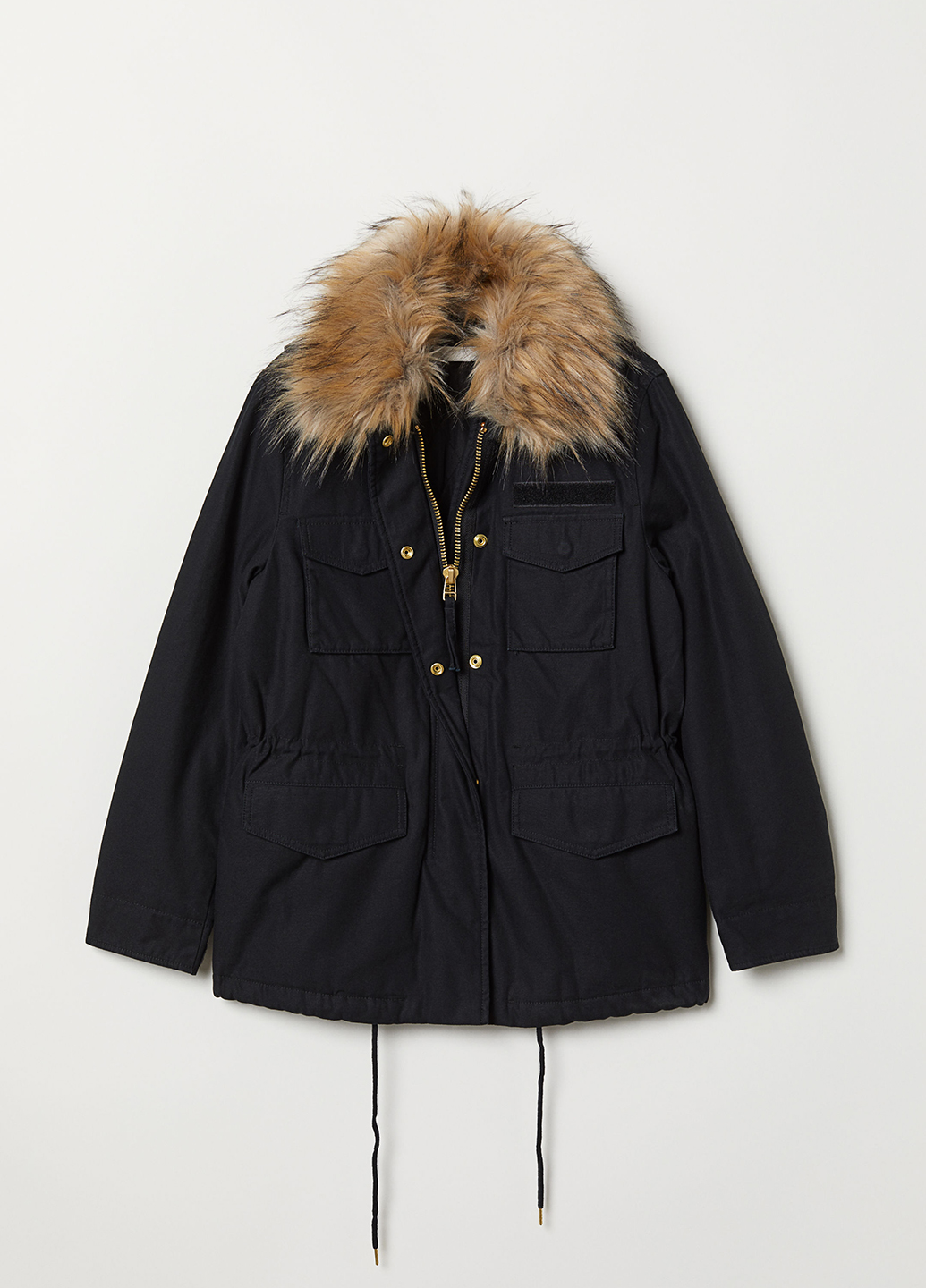

Куртка парка H&M 34 Черный 0659453_ч_01