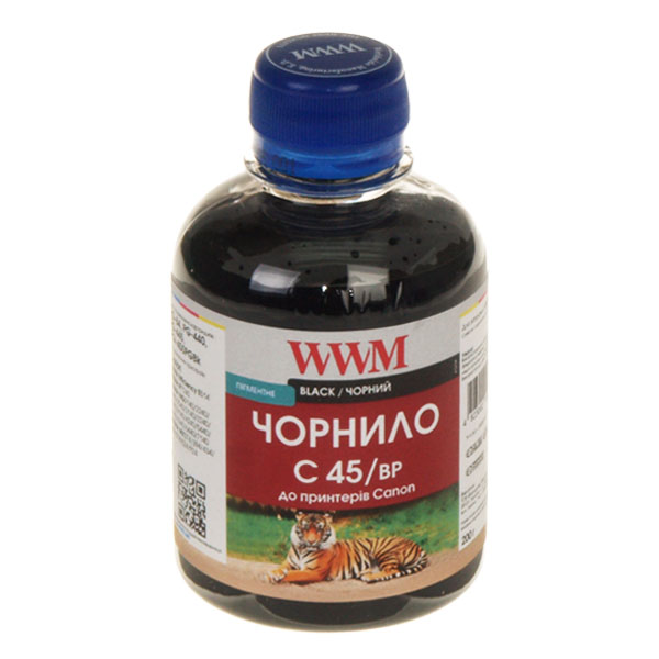 

Чернила WWM CANON PG-440/PG-445/PGI-450Bk (Black Pigment) (C45/BP) 200г