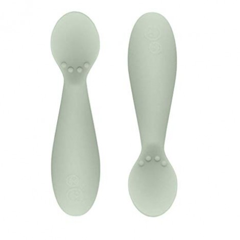

Ложки детские EZPZ Tiny Spoon Sage силиконовые набор 2шт оливковые