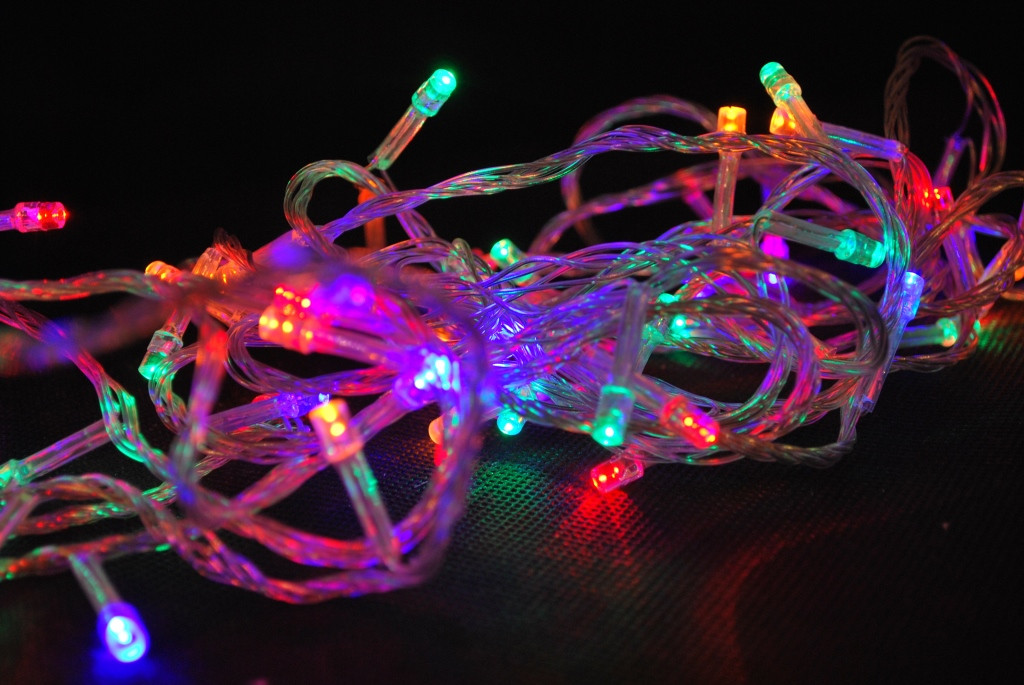 

Гирлянда LED светодиодная нить LTL на 1000 лампочек Mix 39 м
